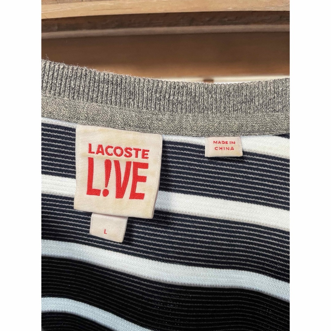LACOSTE(ラコステ)のラコステ　長袖シャツ　Lサイズ　美品 メンズのトップス(Tシャツ/カットソー(七分/長袖))の商品写真