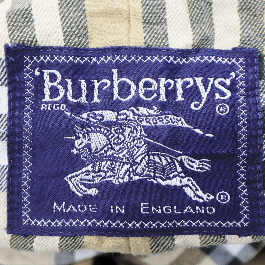 BURBERRY(バーバリー)の80年代 イングランド製 Burberrys バーバリーズ トレンチコート 防寒 ベージュ (メンズ 40相当) 中古 古着 O5524 メンズのジャケット/アウター(トレンチコート)の商品写真