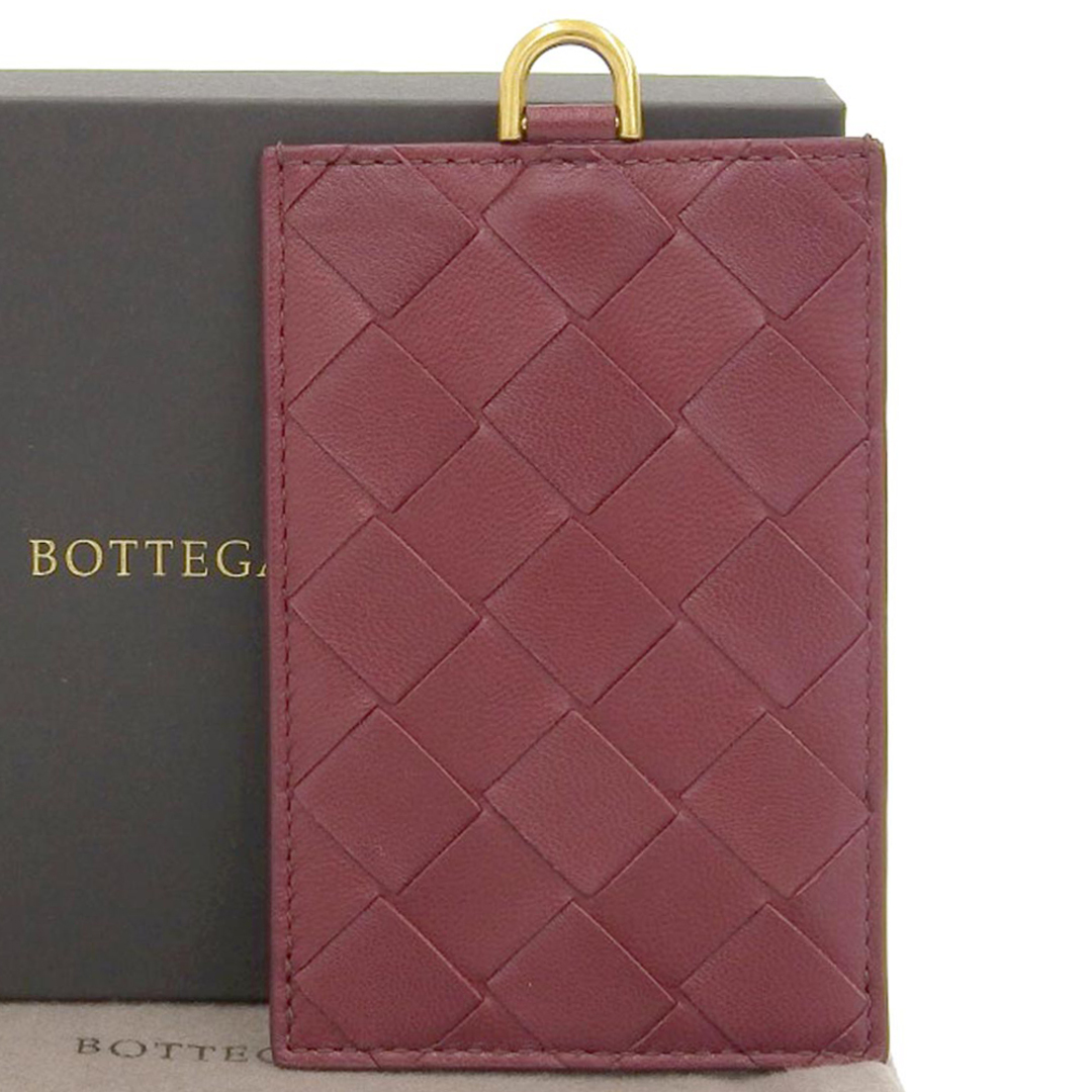 Bottega Veneta(ボッテガヴェネタ)の【本物保証】 箱・布袋付 超美品 ボッテガヴェネタ BOTTEGA VENETA イントレチャートIDカードホルダー 定期入れ カードケース レザー レディースのファッション小物(名刺入れ/定期入れ)の商品写真