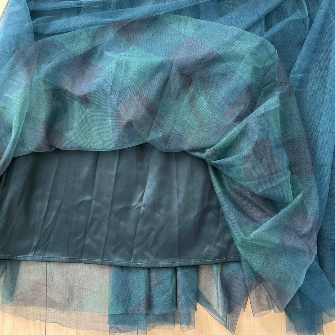 &.NOSTALGIA(ノスタルジア)の&.NOSTALGIA チュールロングスカート サイズM レディースのスカート(ロングスカート)の商品写真