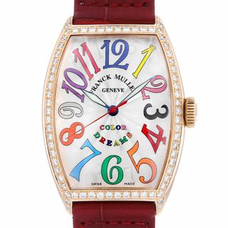 フランクミュラー(FRANCK MULLER)のフランクミュラー トノーカーベックス カラードリームス ダイヤモンド 5850 SC COL DRM D 1R RG メンズ 中古 腕時計(腕時計(アナログ))