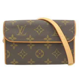 ルイヴィトン(LOUIS VUITTON)の【本物保証】 超美品 ルイヴィトン LOUIS VUITTON モノグラム ポシェット フロランティーヌ ウエストポーチ ウエストバッグ M51855(ボディバッグ/ウエストポーチ)