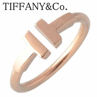 ティファニー(Tiffany & Co.)のティファニー Tワイヤー リング 約10号 AU750PG 新品仕上げ済 TIFFANY【16062】(リング(指輪))