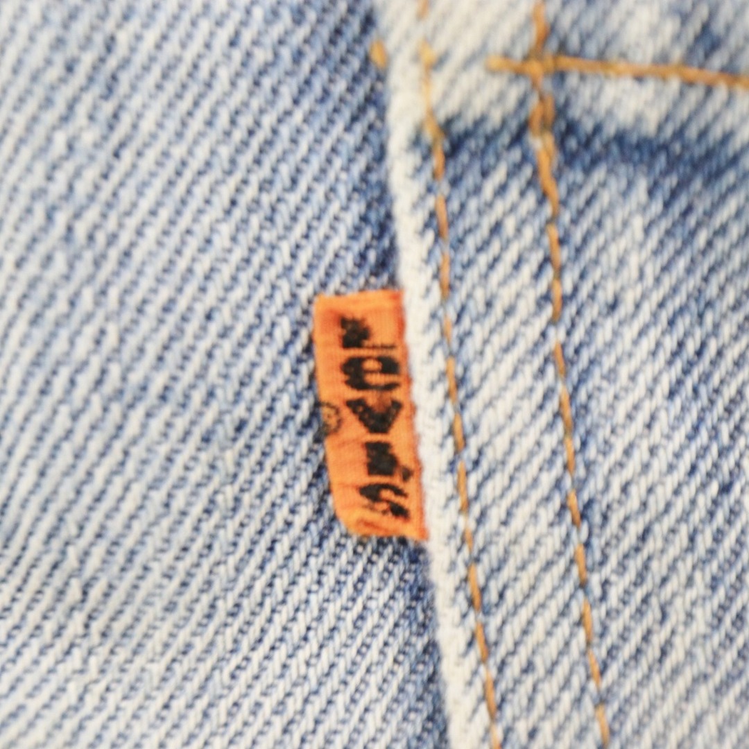 Levi's(リーバイス)の70年代 USA製 Levi's リーバイス 517-0917 デニムパンツ オレンジタブ 42TALONジップ ライトブルー (メンズ 31×32)  O5552 中古 古着 メンズのパンツ(デニム/ジーンズ)の商品写真