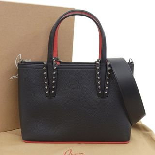 クリスチャンルブタン(Christian Louboutin)の【本物保証】 箱・布袋付 超美品 クリスチャン ルブタン Christian Louboutin カバタ ミニ スタッズ 2WAYバッグ ハンド ショルダー 1205054(ハンドバッグ)