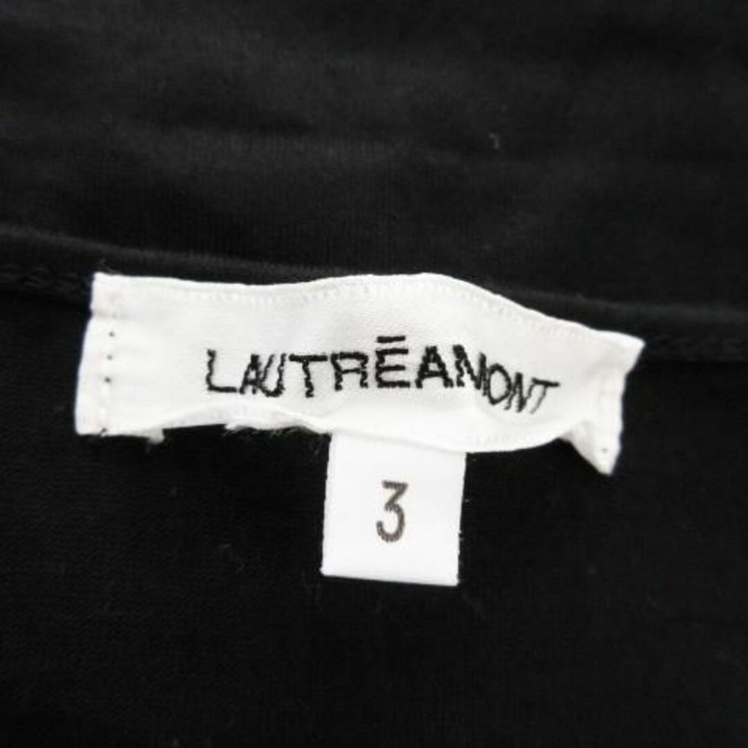 LAUTREAMONT(ロートレアモン)のロートレアモン 半袖カットソー ストレッチ 3 黒 230728AO9A レディースのトップス(カットソー(半袖/袖なし))の商品写真