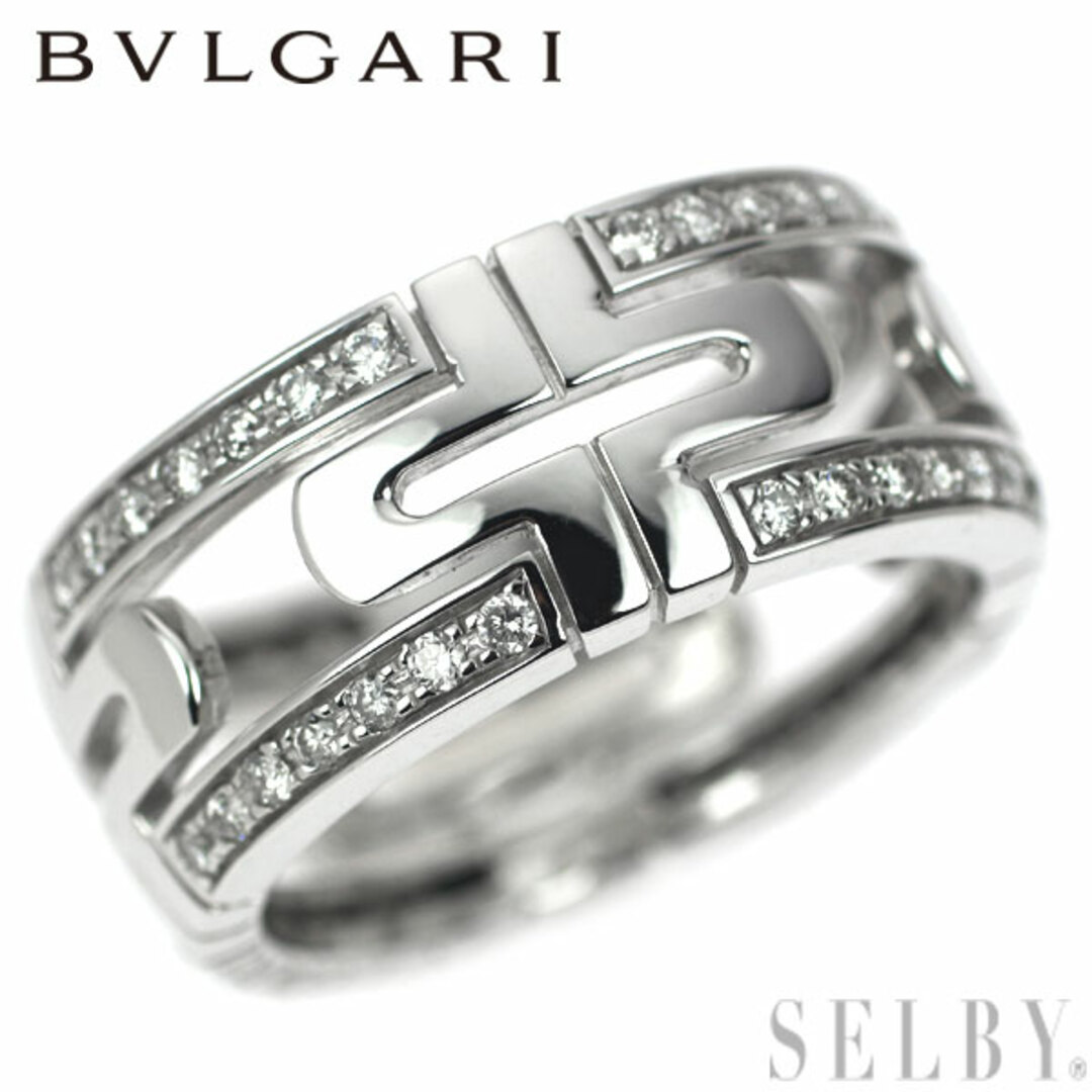 BVLGARI(ブルガリ)のブルガリ K18WG ダイヤモンド リング パレンテシ 48号 レディースのアクセサリー(リング(指輪))の商品写真