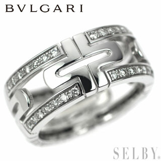 ブルガリ(BVLGARI)のブルガリ K18WG ダイヤモンド リング パレンテシ 48号(リング(指輪))