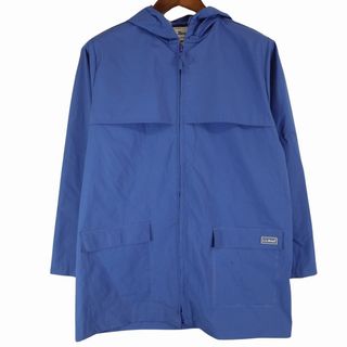 エルエルビーン(L.L.Bean)のL.L.Bean エルエルビーン レイン パーカー アウトドア  ブルー (レディース M) O6782 中古 古着(パーカー)