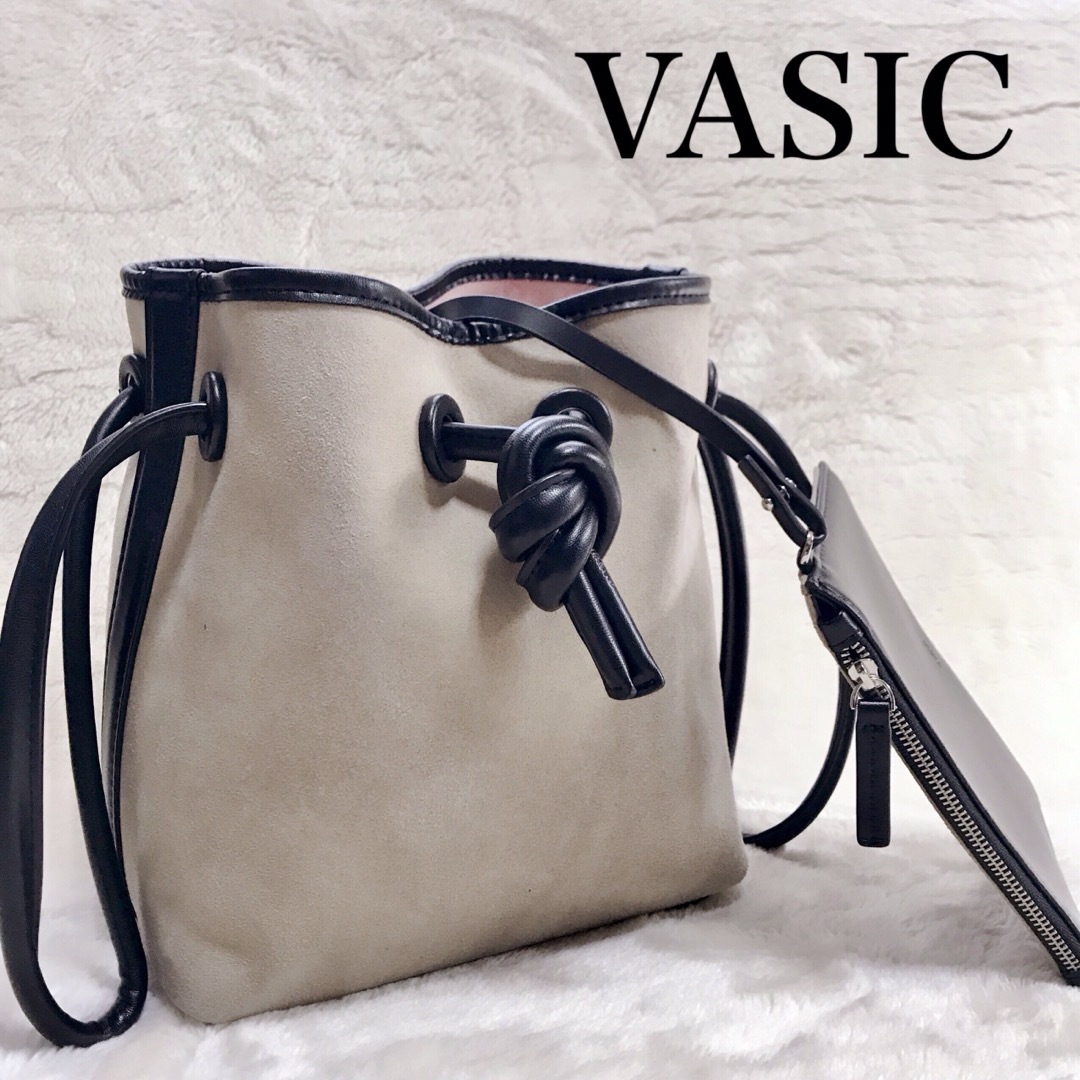 VASIC(ヴァジック)のVASIC BOND MINI ヴァジック 巾着バッグ クラフトバッグ ポーチ レディースのバッグ(ハンドバッグ)の商品写真