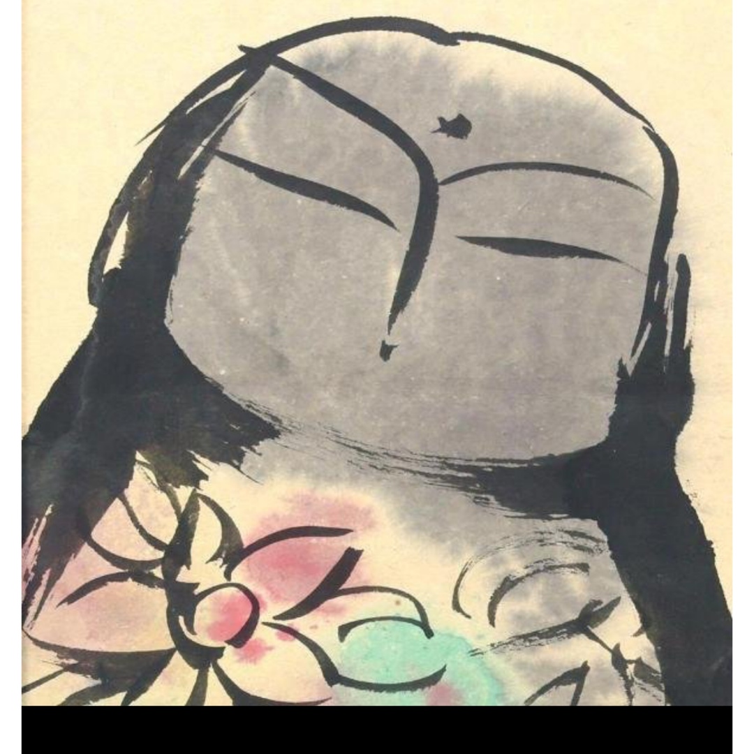 真作 佐藤勝彦 日本画 40号大 大作 仏画名画 生命の画家 陶芸家 真作 佐藤勝彦 日本画 40号大 大作 仏画名画 生命の画家 陶芸家