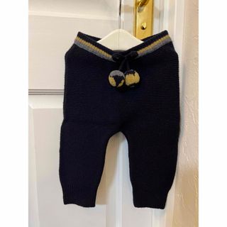 キャラメルベビー&チャイルド(Caramel baby&child )の《美品》CARAMEL ポンポン付き ニット パンツ(パンツ)