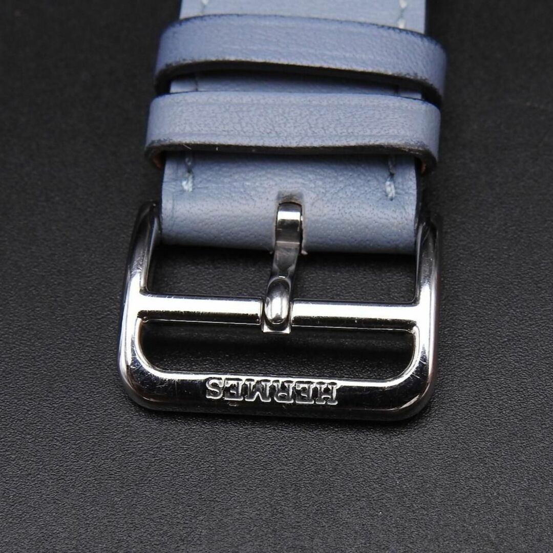 HERMES - 希少品 Apple watch HERMES 純正 ブルーラン レザー HERMES - 希少品 Apple watch HERMES 純正 ブルーラン レザー