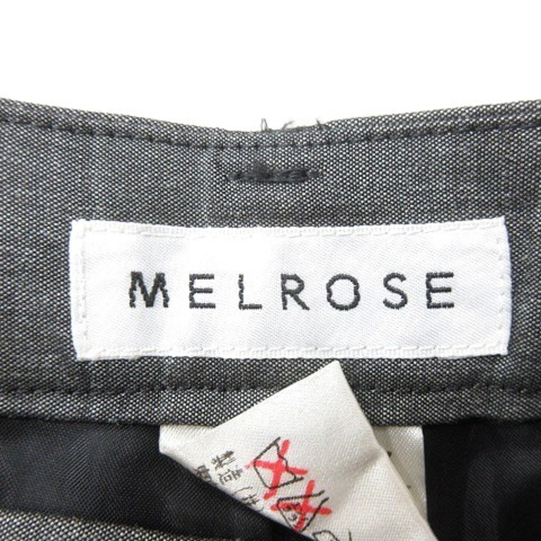MELROSE(メルローズ)のメルローズ MELROSE ストレートパンツ スラックス 3 グレー /MN レディースのパンツ(その他)の商品写真