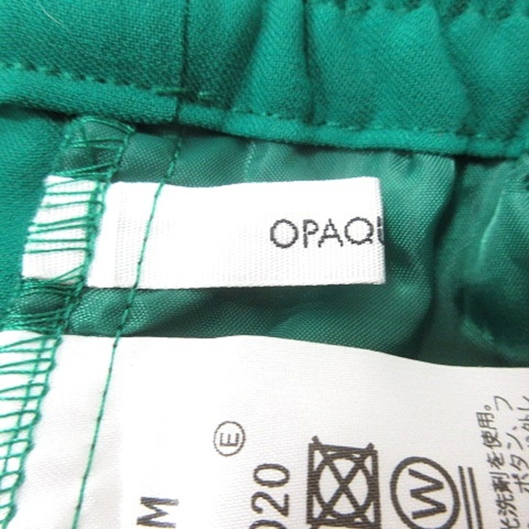 OPAQUE.CLIP(オペークドットクリップ)のオペークドットクリップ ストレートパンツ スラックス 38 緑 グリーン レディースのパンツ(その他)の商品写真