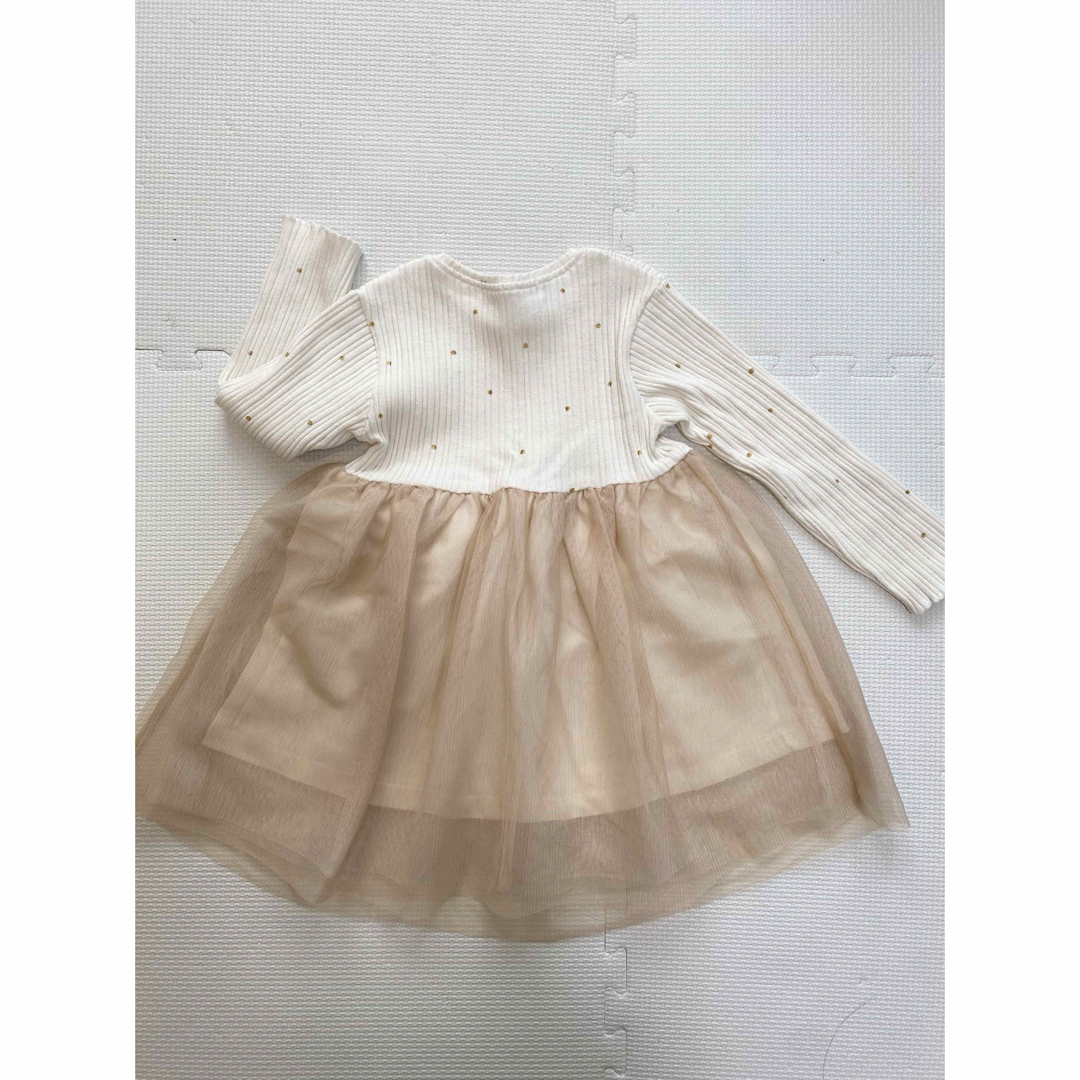 ZARA KIDS(ザラキッズ)のZARA KIDS シフォン　ワンピース　サイズ86 キッズ/ベビー/マタニティのベビー服(~85cm)(ワンピース)の商品写真