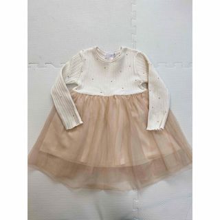 ザラキッズ(ZARA KIDS)のZARA KIDS シフォン　ワンピース　サイズ86(ワンピース)