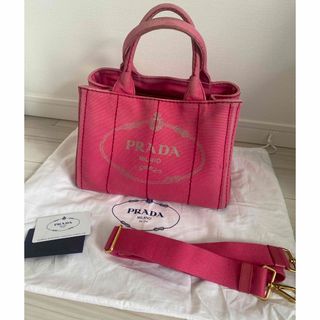 プラダ(PRADA)のPRADA CANAPA PEONIA (1BG439)(ハンドバッグ)