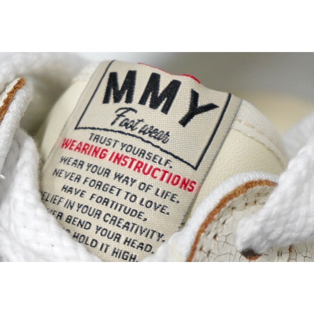 MIHARAYASUHIRO(ミハラヤスヒロ)の新品未使用 Maison MIHARA YASUHIRO メゾン ミハラヤスヒロ スニーカー ウェイン クラッキングレザー サイズ42 A12FW715 中古 60463 レディースの靴/シューズ(ブーツ)の商品写真
