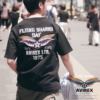 アヴィレックス(AVIREX)の☆AVIREX EMBROIDERY TEE FLYING SHARKS☆(Tシャツ/カットソー(半袖/袖なし))