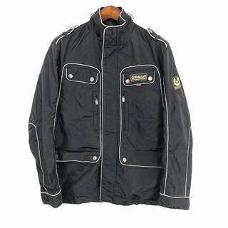 ベルスタッフ(BELSTAFF)のBelstaff ベルスタッフ ナイロントライアルマスター 防寒  大きいサイズ ブラック (メンズ XXL) 中古 古着 O7202(その他)