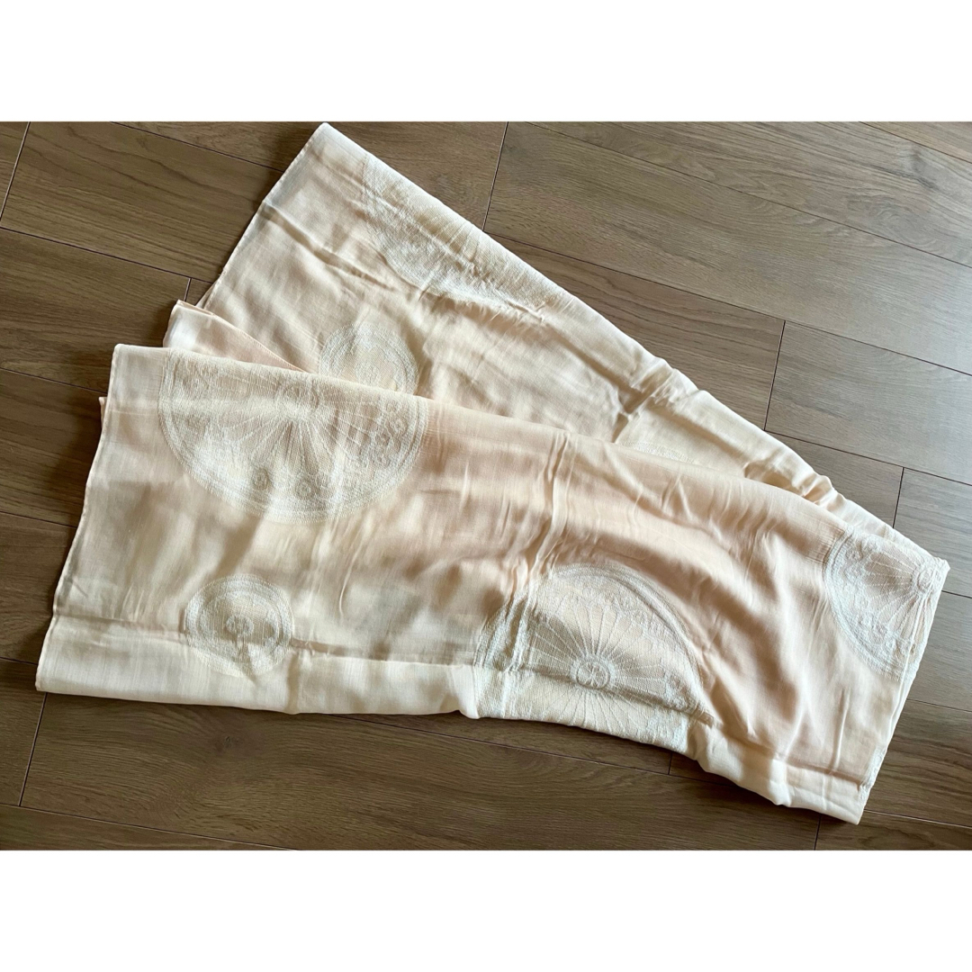 Chloe シルクウール大判ストール パウダーピンク Chloe シルクウール大判ストール パウダーピンク