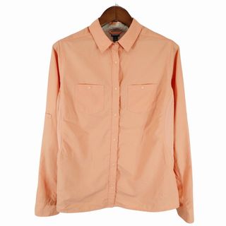 パタゴニア(patagonia)のpatagonia パタゴニア Sol Patrol Shirt 長袖シャツ アウトドア フィッシング オレンジ (レディース L) O7237 中古 古着(シャツ/ブラウス(長袖/七分))