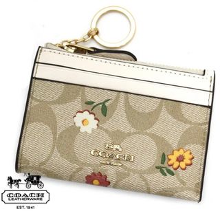 コーチ(COACH)のコインケース パスケース キーホルダー ブランドシグネチャーコーチCOACH新品(名刺入れ/定期入れ)