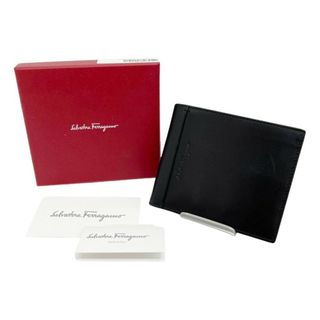 サルヴァトーレフェラガモ(Salvatore Ferragamo)の◆◆Salvatore Ferragamo サルヴァトーレフェラガモ 財布 2つ折り財布 ネイビー(財布)