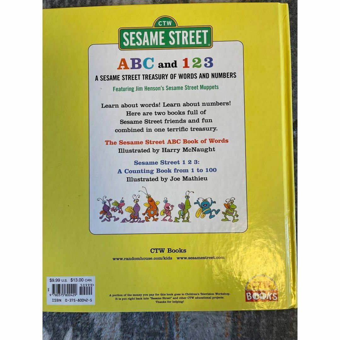 英語絵本　SESAME STREET ABC 123 セサミストリート エンタメ/ホビーの本(絵本/児童書)の商品写真
