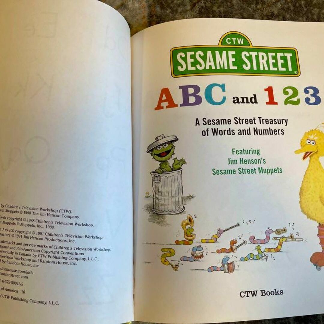 英語絵本　SESAME STREET ABC 123 セサミストリート エンタメ/ホビーの本(絵本/児童書)の商品写真