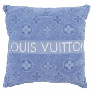 ルイヴィトン(LOUIS VUITTON)のルイヴィトン クッション インテリア スクエア レディース メンズ ブルー 新品 h-k176(クッション)