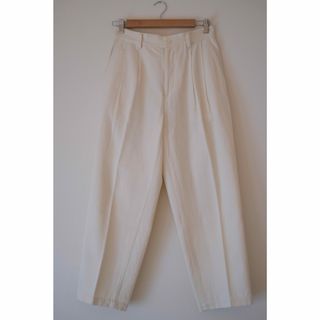 WIRROW COTTON TWILL TUCK PANTS サイズ2(チノパン)