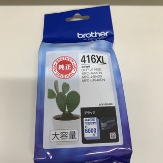 ブラザー(brother)のbrother 純正インクカートリッジ 大容量タイプ ブラック LC416XLB(その他)