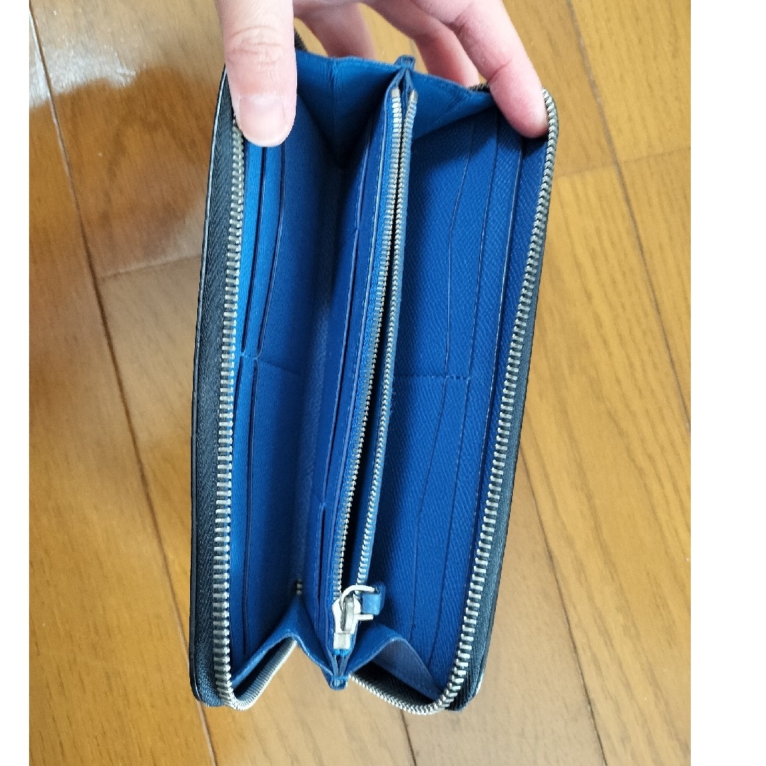 Dunhill(ダンヒル)のダンヒル ラウンドファスナー財布 dunhill ネイビー F2180CANV メンズのファッション小物(長財布)の商品写真