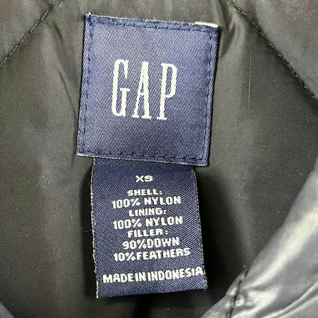 GAP(ギャップ)の90s GAP オールドギャップ トラッカーダウンジャケット ブラック XS メンズのジャケット/アウター(ダウンジャケット)の商品写真