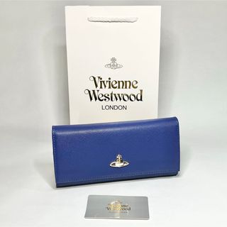 ヴィヴィアンウエストウッド(Vivienne Westwood)の【新品未使用】Vivienne Westwood 長財布　ブルー(財布)