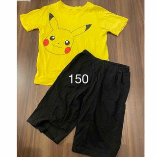 GU ポケモン ラウンジセット 半袖パジャマ ピカチュウ 150