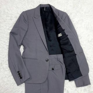 DIOR HOMME - 極美品 S ディオールオム ウール スーツ セットアップ グレー イタリア製