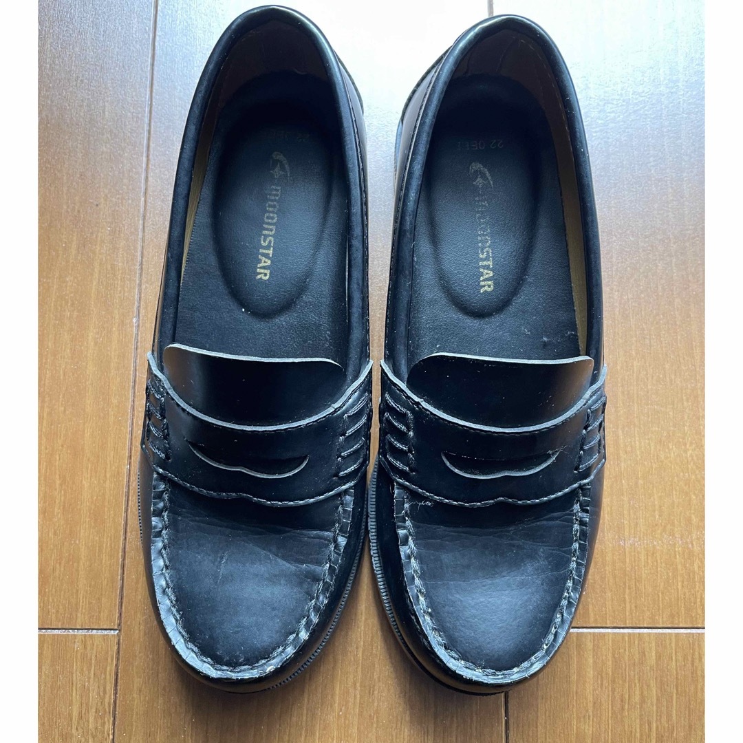 MOONSTAR (ムーンスター)の【moon STAR】スクールローファー　3E 22.0cm レディースの靴/シューズ(ローファー/革靴)の商品写真