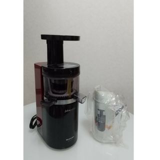 シャープ(SHARP)の【新品】SHARP Juicepresso ジュースプレッソEJ-CP10A-R(ジューサー/ミキサー)