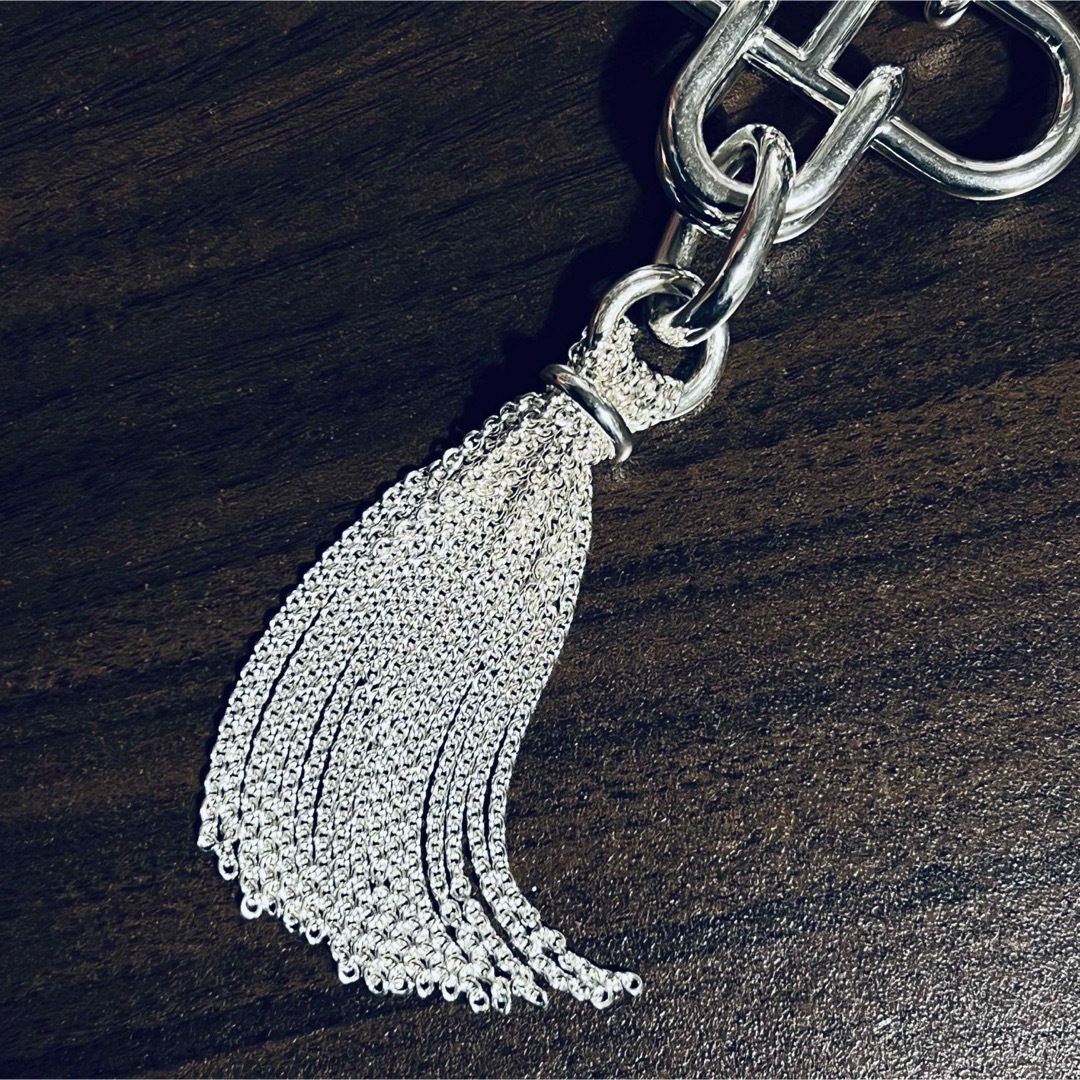 HERMES Rose de Merエルメス ローズドメール タッセルネックレス HERMES Rose de Merエルメス ローズドメール タッセルネックレス