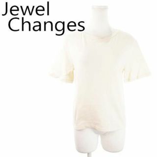 ジュエルチェンジズ(Jewel Changes)のジュエルチェンジズ 半袖カットソー シンプル ベージュ 230731AO15A(カットソー(半袖/袖なし))