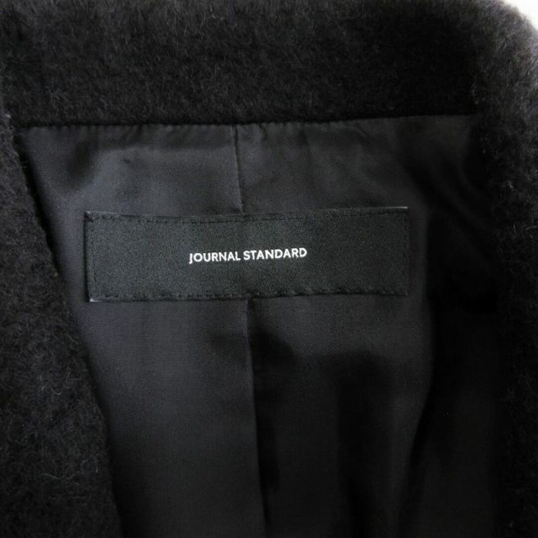 JOURNAL STANDARD(ジャーナルスタンダード)のジャーナルスタンダード テーラードジャケット ウール モヘヤ 黒 S ■SM1 レディースのジャケット/アウター(その他)の商品写真