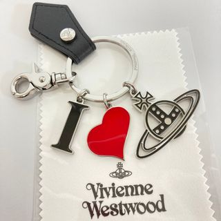 ヴィヴィアンウエストウッド(Vivienne Westwood)のヴィヴィアン　3連チャームキーホルダー　キーリング(キーホルダー)