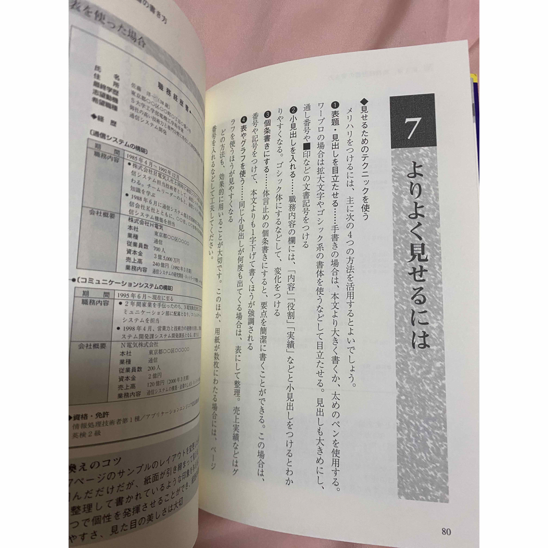 転職者のための履歴書、職務経歴書の書き方　就活　転職　就職 エンタメ/ホビーの本(語学/参考書)の商品写真