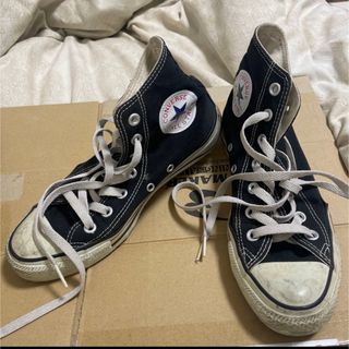 オールスター(ALL STAR（CONVERSE）)のCONVERSEコンバースオールスタースニーカーハイカット 24cm 黒ブラック(スニーカー)