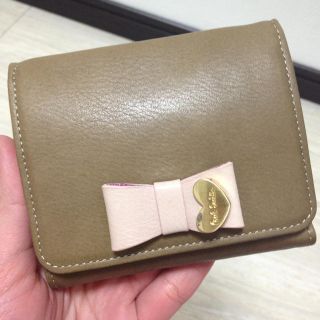 Paul Smith - PaulSmithコントラストリボン茶の通販 by aka.p shop ... 新品Paul Smith牛革可愛いハート&リボン/コントラストリボン/茶ブラウン