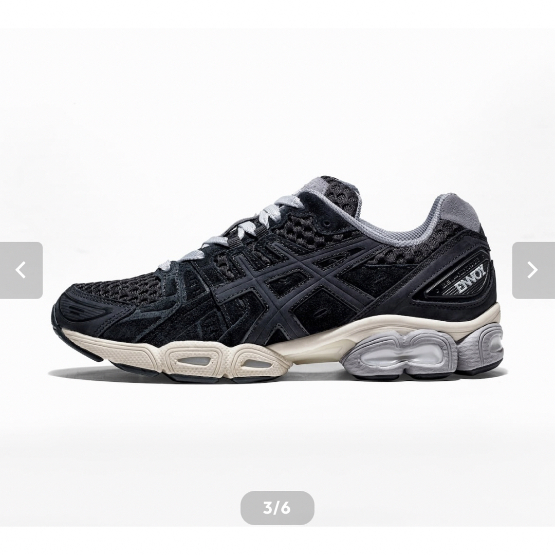 asics(アシックス)のENNOY asics GEL-NIMBUS 9  BLACK  27.5cm メンズの靴/シューズ(スニーカー)の商品写真