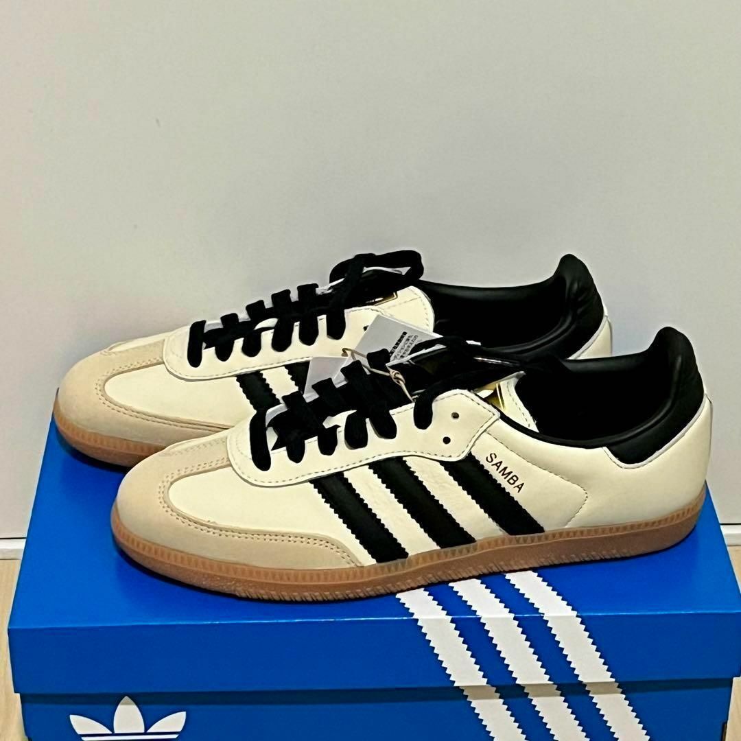 Originals（adidas）(オリジナルス)の【新品25cm】ミナ着用／adidas Samba OG Cream White レディースの靴/シューズ(スニーカー)の商品写真